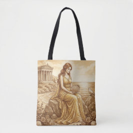 Aphrodite Vintage Mykologi Handväskor Tygkasse