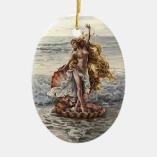 Aphroditeprydnad Julgransprydnad Keramik