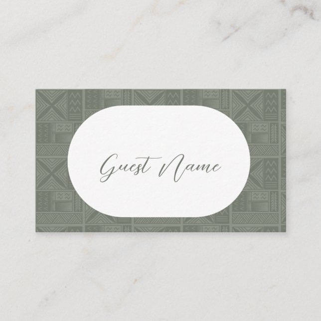 Apia Bröllop Placecard Placeringskort (Framsida)