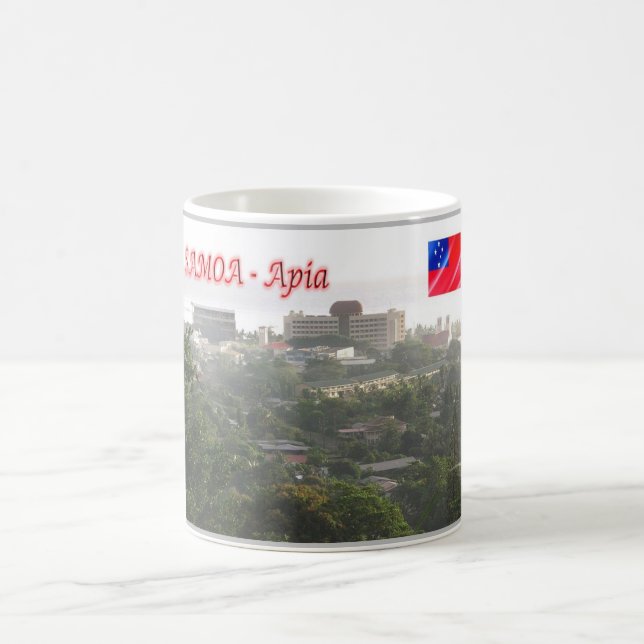 Apia Upolo - Samoa - Kaffemugg (Center)