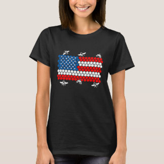 Apiarist biodling inspirerande bibibiodling Beekee T Shirt