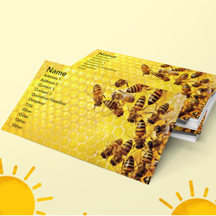 Apiarist för Beekeeper för säljare för Visitkort