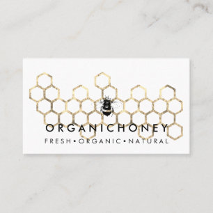 Apiarist Humla Honeycomb Visitkort