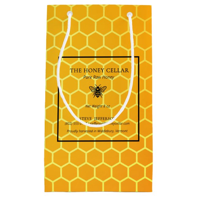Apiary Beekeeper Honey Artisan Logo  (Framsidan)