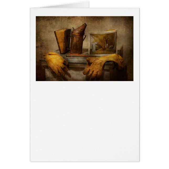 Apiary - beekeeperen hälsningskort (Framsidan)