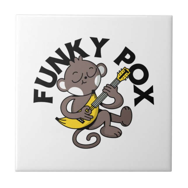 Apkoppor Funky Pox  Kakelplatta (Framsidan)