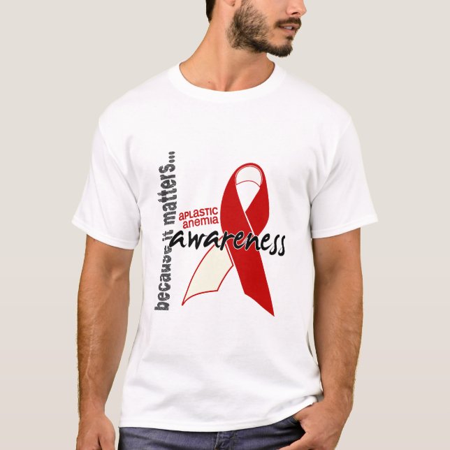 Aplastic blodbristmedvetenhet 1 t-shirt (Framsida)