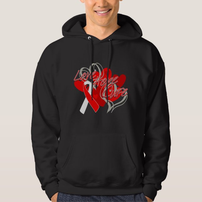 Aplastic bot för blodbristkärlekhopp sweatshirt (Framsida)