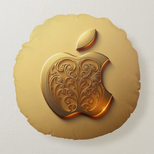 Aplle Rund Kudde (Framsidan)