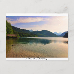 Aplsee,Hohenschwangau,Tyskland Vykort