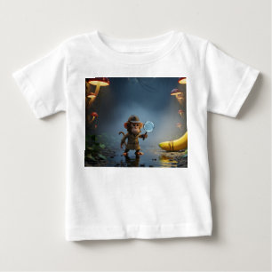 Apmågendetektiv undersöker bananmysteriet i R T Shirt