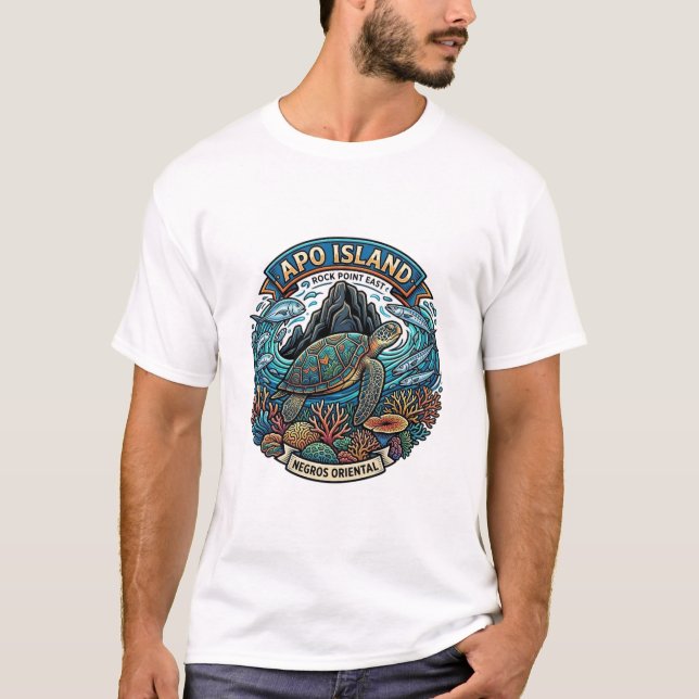 APO ÖN NEGROS ORIENTAL FILIPPINERNA T SHIRT (Framsida)