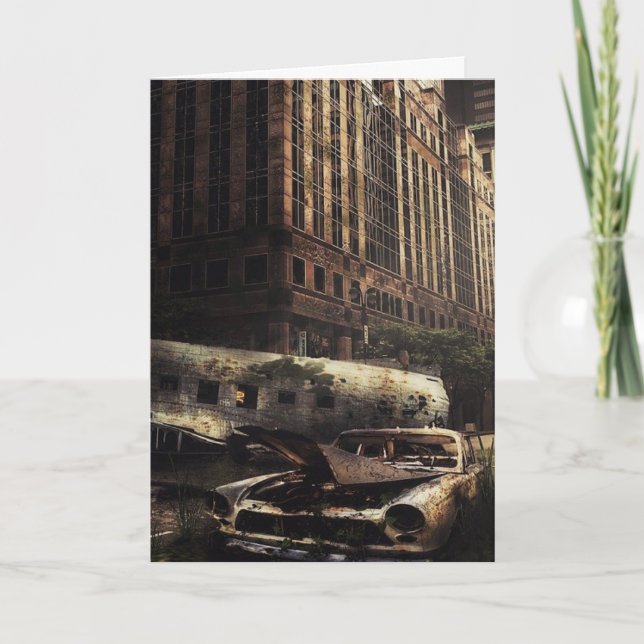 APOCALYPSE APOCALYPTIC FUNNY BIRTHDAY CARD KORT (Framsida)