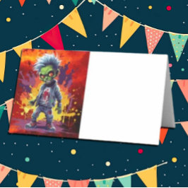 Apocalypse Birthday Zombie Boy Placeringskort