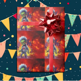 Apocalypse Birthday Zombie Boy Presentpapper