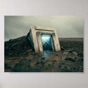 Apocalypse Bunker i Wasteland Poster