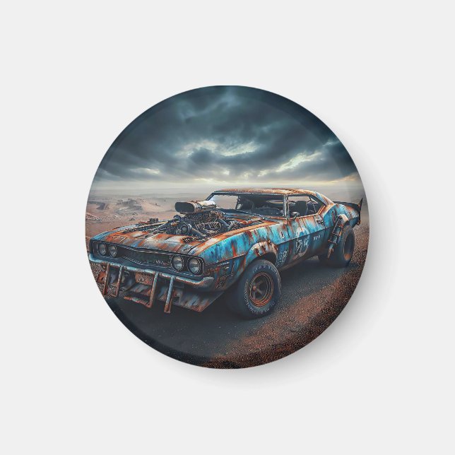 Apocalypse Classic Chevy Camaro Magnet (Framsidan)