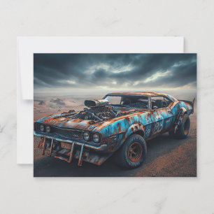 Apocalypse Classic Chevy Camaro Vykort