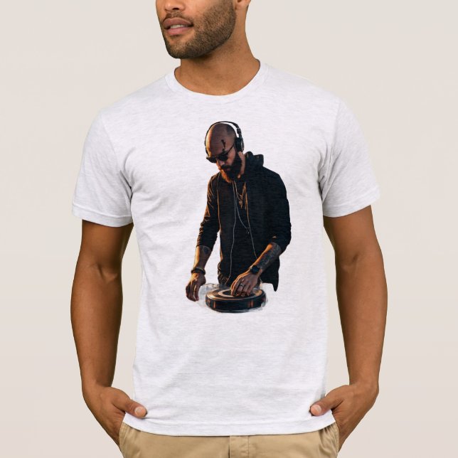 Apocalypse Frequencies: DJ of the Damned T-Shirt (Framsida)