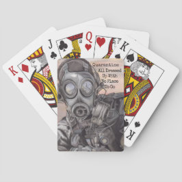 Apocalypse Karantän Du lägger till text Födelsedag Casinokort