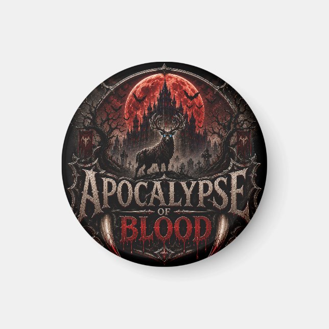 Apocalypse of Blood Horror Magnet (Framsidan)