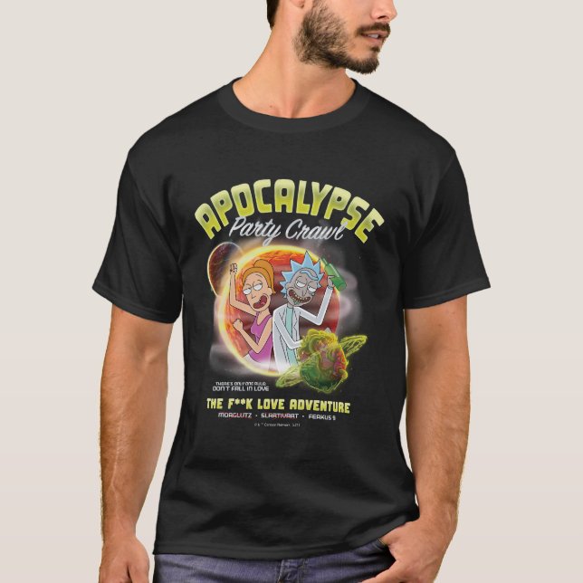 Apocalypse Party Crawl T Shirt (Framsida)
