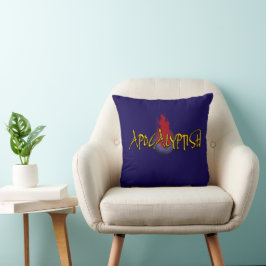 Apocalyptish Planet-logotyp Kudde