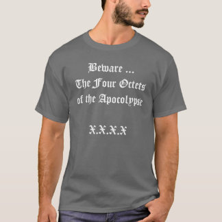 Apocolypse Geek för IPv4 Tee Shirt