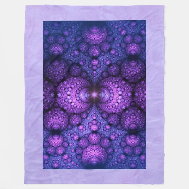 Apofys Fractal - Atoms Fusion Fleecefilt (Framsidan)