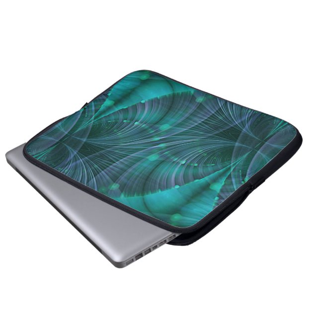 Apofysis Fractal Art I - blått Laptop Fodral (Framre botten)