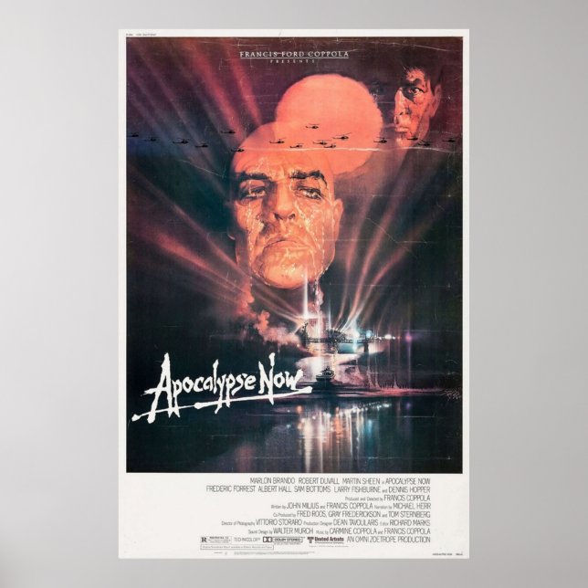 Apokalypse Now 1979 Movie Art Poster (Framsidan)