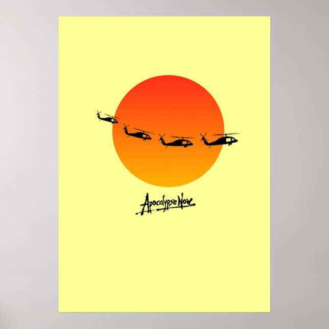 Apokalypse Nu minimalistisk skjortdesign Poster (Framsidan)