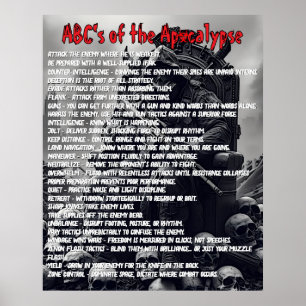 Apokalypsens ABC Poster
