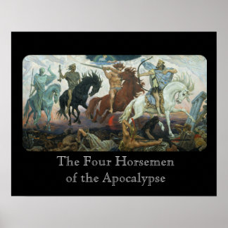 Apokalypsens fyra häst poster