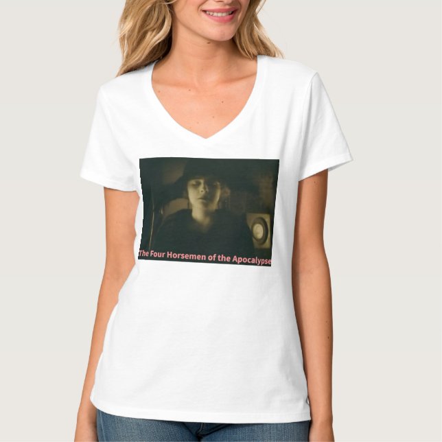 Apokalypsens fyra häst t shirt (Framsida)