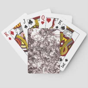 Apokalypsens fyra hästar (Dürer, 1498) Casinokort
