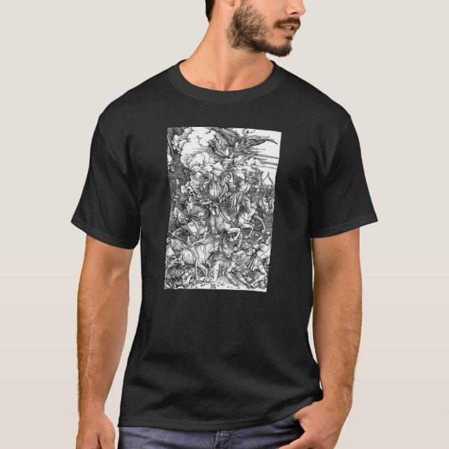 Apokalypsens fyra hästar (Dürer, 1498) T Shirt (Framsida)