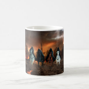 Apokalypsens fyra hästar kaffemugg