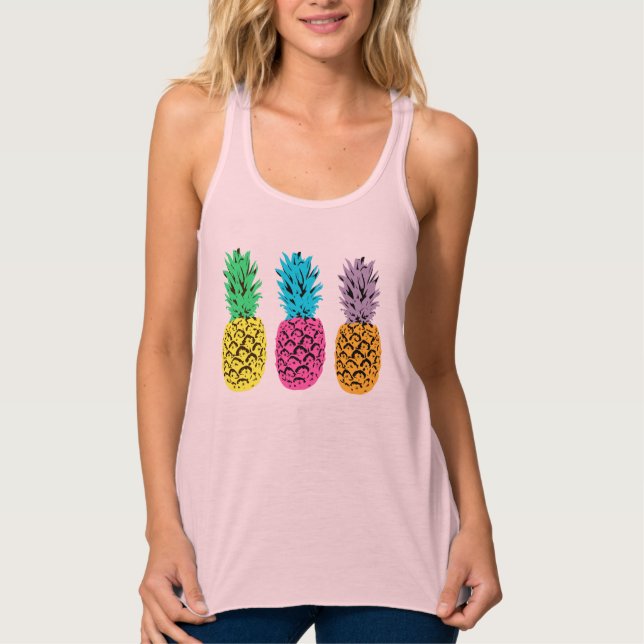 Apokalypsens tre ananas linne med racerback  (Framsida)