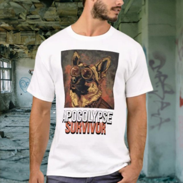 Apokalypsöverlevande hund t shirt (Skapare uppladdad)