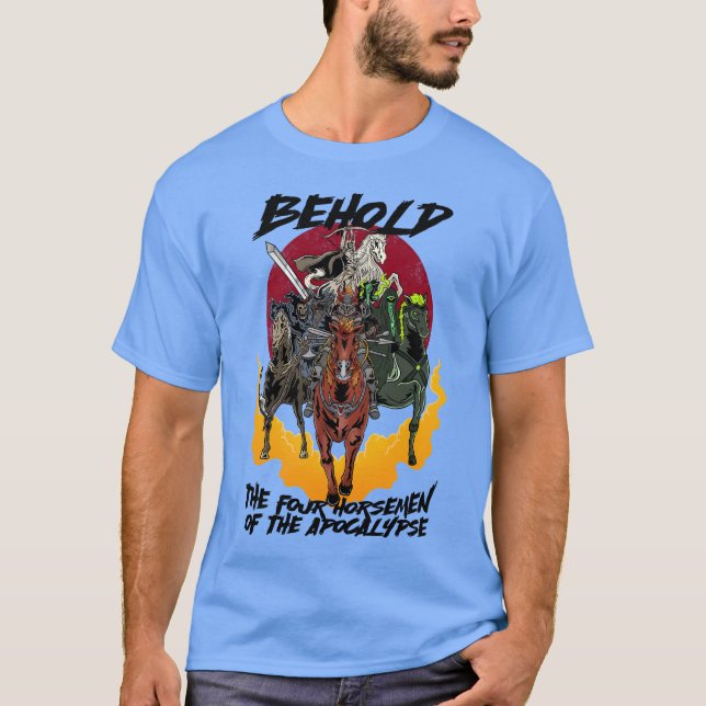 Apokalyptisk elegans: Utformning av fyra hästsperm T Shirt (Framsida)