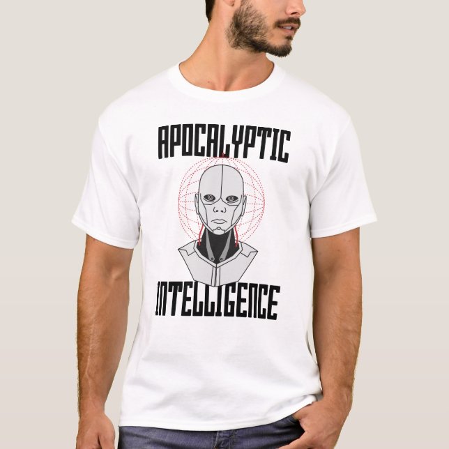 Apokalyptisk intelligens t shirt (Framsida)