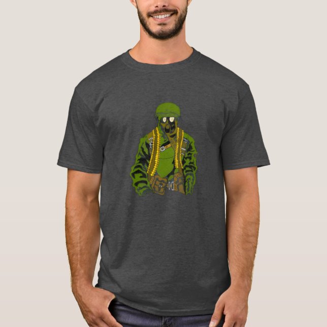 Apokalyptisk krigare t shirt (Framsida)