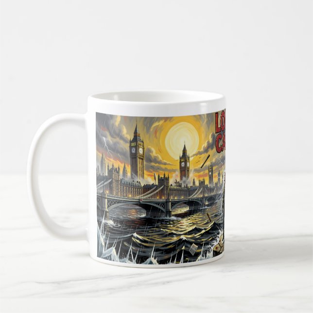 Apokalyptisk London Storm Punk Skräck Mugg (Vänster)