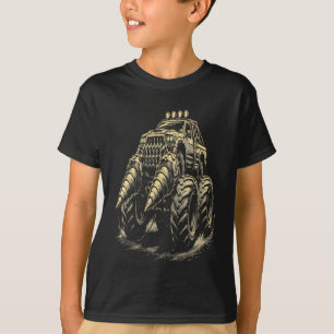 Apokalyptisk monstertruck med dubbla borrar t shirt