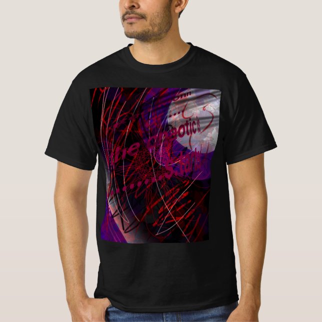Apokalyptisk röd måne t shirt (Framsida)