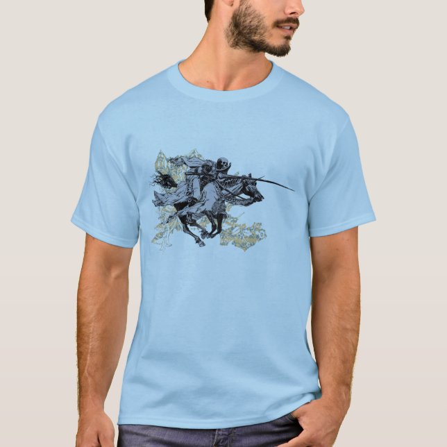 Apokalyptisk skicklig ryttare t shirt (Framsida)