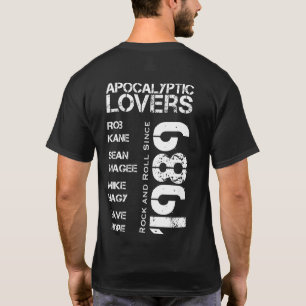 Apokalyptiska älskare - #Since1989 - ny konsert T Shirt