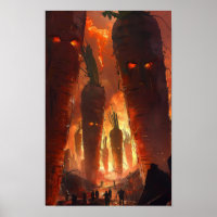 Apokalyptiskt liggande Poster - Mörk och dominans