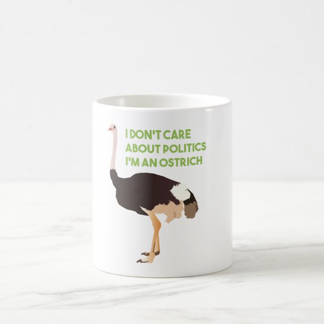 Apolitical Ostrich Kaffemugg (Center)
